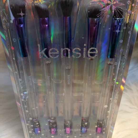 Kensie 5 Piece Set Liquid Glitter Brushes - Picture 3 of 5
